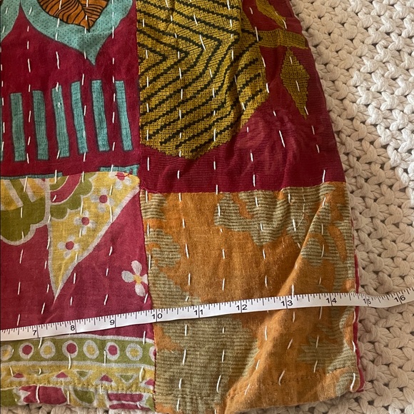 Kantha Quilted Wide Leg Pants - Picture 6 of 9